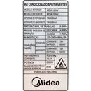 Ar Condicionado Split Midea 18000BTU 220V/60Hz Quente/Frio MDIA-18INV - Inverter/Wi-Fi